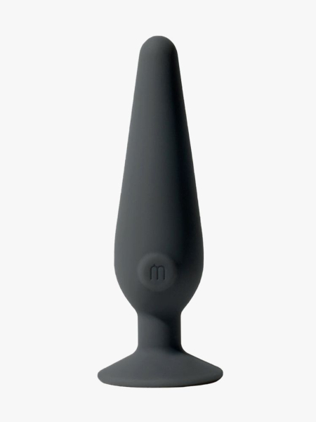 Maude Medium Cone grey cone vibrator on light gray background